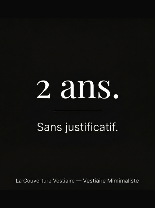 La Couverture Vestiaire — 24 mois. Sans justificatif.